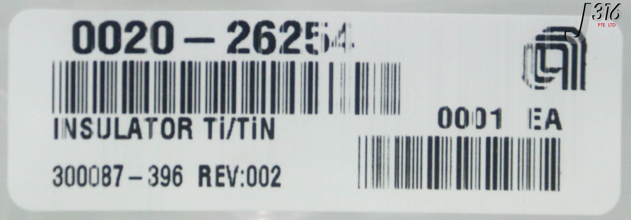 C3224 APPLIED MATERIALS INSULATOR, CERAMIC DURASOURCE TI/TIN (NEW